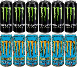 Monster Monster Energy 500ml - mix smaków: Mango Loco x 6 sztuk + Classic x 6 sztuk 1