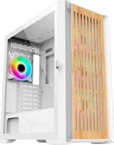 Obudowa VETENI Woody ARGB biała (VT-WOODY-01WH) 2
