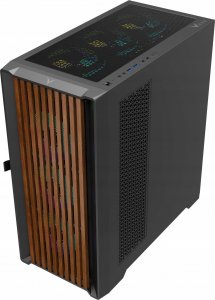 Obudowa VETENI Woody ARGB czarna (VT-WOODY-01BK) 5