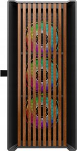 Obudowa VETENI Woody ARGB czarna (VT-WOODY-01BK) 6