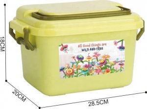 ProNice KLOCKI KWIATKI KONSTRUKCYJNE KWIATY OGRÓD DUŻE W KUFERKU MAGICZNE KREATYWNE 13