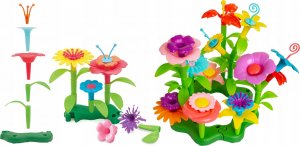 ProNice KLOCKI KWIATKI KONSTRUKCYJNE KWIATY OGRÓD DUŻE W KUFERKU MAGICZNE KREATYWNE 16