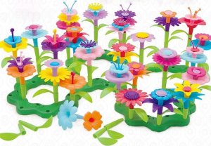 ProNice KLOCKI KWIATKI KONSTRUKCYJNE KWIATY OGRÓD DUŻE W KUFERKU MAGICZNE KREATYWNE 18