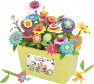 ProNice KLOCKI KWIATKI KONSTRUKCYJNE KWIATY OGRÓD DUŻE W KUFERKU MAGICZNE KREATYWNE 3