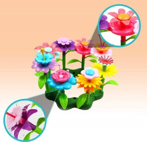 ProNice KLOCKI KWIATKI KONSTRUKCYJNE KWIATY OGRÓD DUŻE W KUFERKU MAGICZNE KREATYWNE 9