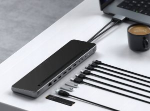 Stacja/replikator Satechi Dual Dock Stand 2x USB-C (ST-DDSM) 5