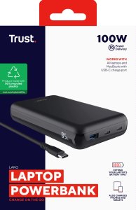 Powerbank Trust Laro 20000 mAh Czarny 8
