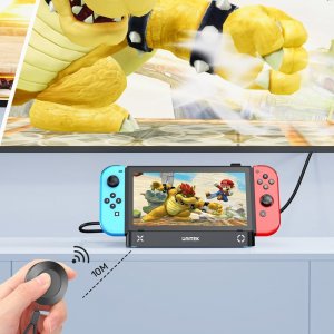 Unitek Unitek Stacja dokująca do Nintendo Switch, PD 100W, HDMI 4K, RJ-45, czytnik kart 11