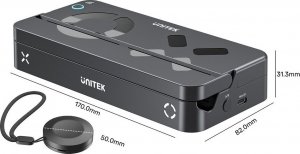 Unitek Unitek Stacja dokująca do Nintendo Switch, PD 100W, HDMI 4K, RJ-45, czytnik kart 2