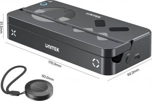Unitek Unitek Stacja dokująca do Nintendo Switch, PD 100W, HDMI 4K, RJ-45, czytnik kart 5