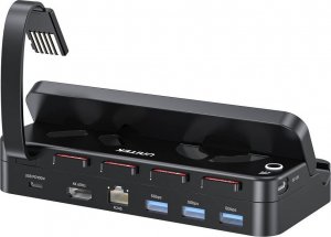 Unitek Unitek Stacja dokująca do Nintendo Switch, PD 100W, HDMI 4K, RJ-45, czytnik kart 7
