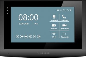 VIDOS Monitor wideodomofonu VIDOS 2IP M200B 3