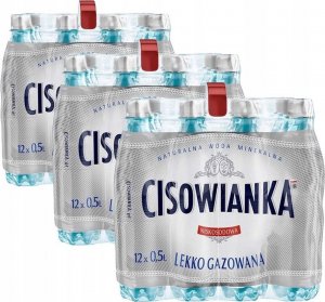 Woda Cisowianka Cisowianka Naturalna woda mineralna lekko gazowana niskosodowa 500 ml x 36 sztuk 1