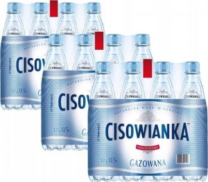 Woda Cisowianka Cisowianka Naturalna woda mineralna gazowana niskosodowa 500 ml x 36 sztuk 1