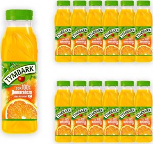 Tymbark Tymbark Sok 100% pomarańcza 300 ml x12 sztuk 1