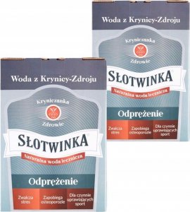 Woda Kryniczanka Kryniczanka Słotwinka naturalna woda lecznicza Odprężenie 3l x 2 sztuk 1