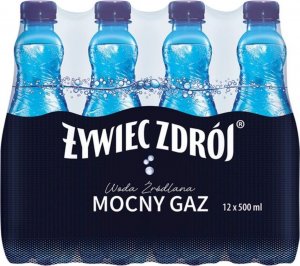 Woda Żywiec Zdrój Żywiec Zdrój Mocny Gaz Woda źródlana 500 ml x 12 sztuk 1