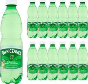 Woda PIWNICZANKA Piwniczanka Naturalna woda mineralna średnionasycona CO2 0,5l x 12 sztuk 1