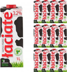 Łaciate Łaciate Mleko UHT 3,2 % 1 l x12 sztuk 1