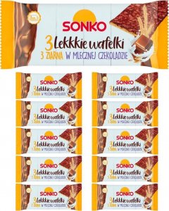 SONKO Sonko wafelki 3 ziarna w mlecznej czekoladzie 36 g x 11 sztuk 1
