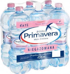 Woda Primavera Primavera Woda źródlana niegazowana 1 l x 6 sztuk 1