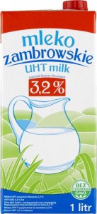 Mleko zambrowskie Mleko zambrowskie UHT 3,2 % 1 l 1