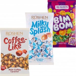 Roshen Roshen Cukierki Mix 3 smaków 1 kg x 3 sztuk 1