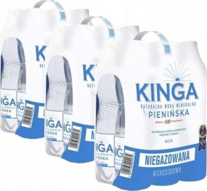 Woda KINGA PIENIŃSKA Kinga Pienińska Naturalna woda mineralna niegazowana niskosodowa 1,5 l x 18 sztuk 1