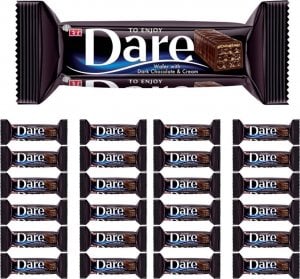 Dare Eti Dare Wafel w czekoladzie z kremem czekoladowym 50 g x 24 sztuk 1