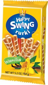 FLIS Flis Rurki Happy Swing o smaku waniliowym 150g 1
