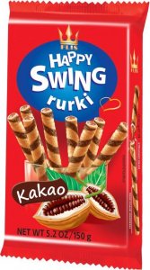 FLIS Flis Rurki Happy Swing o smaku kakaowym 150g 1