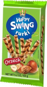 FLIS Flis Rurki Happy Swing o smaku orzechowym 150g 1