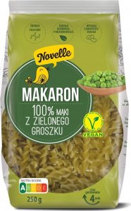 Novelle Novelle Makaron świderki z zielonego groszku 250 g 1