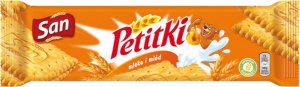 Petitki San Petitki Herbatniki mleko i miód 144 g 1