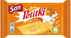 Petitki San Petitki Herbatniki mleko i miód 48 g 1