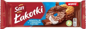 Łakotki SAN Łakotki Ciasteczka kokosowe 146 g 1