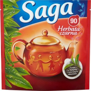 Saga Saga Herbata czarna 126 g (90 torebek) 1