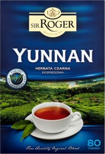 Sir Roger Sir Roger Yunnan Herbata czarna ekspresowa 136 g (80 torebek) 1