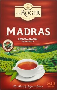 Sir Roger Sir Roger Madras Herbata czarna ekspresowa 136 g (80 torebek) 1