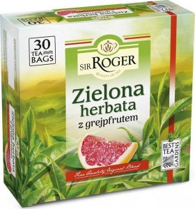 Sir Roger Sir Roger Herbata zielona ekspresowa z kawałkami grejpfruta 30 torebek 1