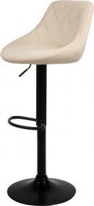 Szchara HOKER TAPICEROWANY BAROWY BEŻOWY KRZESŁO KUCHENNE DO WYSPY NOWOCZESNE 12