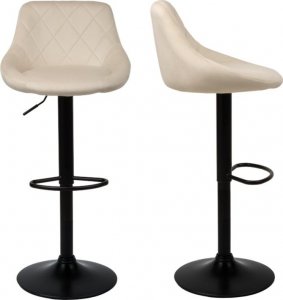 Szchara HOKER TAPICEROWANY BAROWY BEŻOWY KRZESŁO KUCHENNE DO WYSPY NOWOCZESNE 13