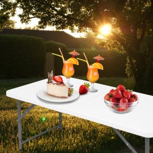 Szchara STÓŁ CATERINGOWY BANKIETOWY OGRODOWY ROZKŁADANY TURYSTYCZNY PIKNIKOWY 120cm 12