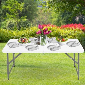 Szchara STÓŁ CATERINGOWY BANKIETOWY OGRODOWY ROZKŁADANY TURYSTYCZNY PIKNIKOWY 120cm 4