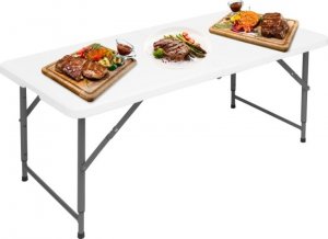 Szchara STÓŁ CATERINGOWY BANKIETOWY OGRODOWY ROZKŁADANY TURYSTYCZNY PIKNIKOWY 120cm 5