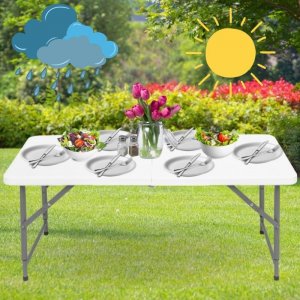 Szchara STÓŁ CATERINGOWY BANKIETOWY OGRODOWY ROZKŁADANY TURYSTYCZNY PIKNIKOWY 120cm 6