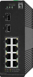 Switch LevelOne LevelOne IGS-2110P łącza sieciowe Zarządzany L2 Gigabit Ethernet (10/100/1000) Obsługa PoE Czarny 1