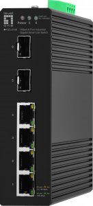 Switch LevelOne LevelOne IGS-2106 łącza sieciowe Zarządzany L2 Gigabit Ethernet (10/100/1000) Czarny 1