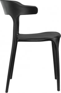 1000 Hummingbirds Press Krzesło nowoczesne plastikowe do jadalni salonu 4