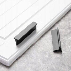 Szchara Uchwyt meblowy do mebli czarny nowoczesny 100 mm 4